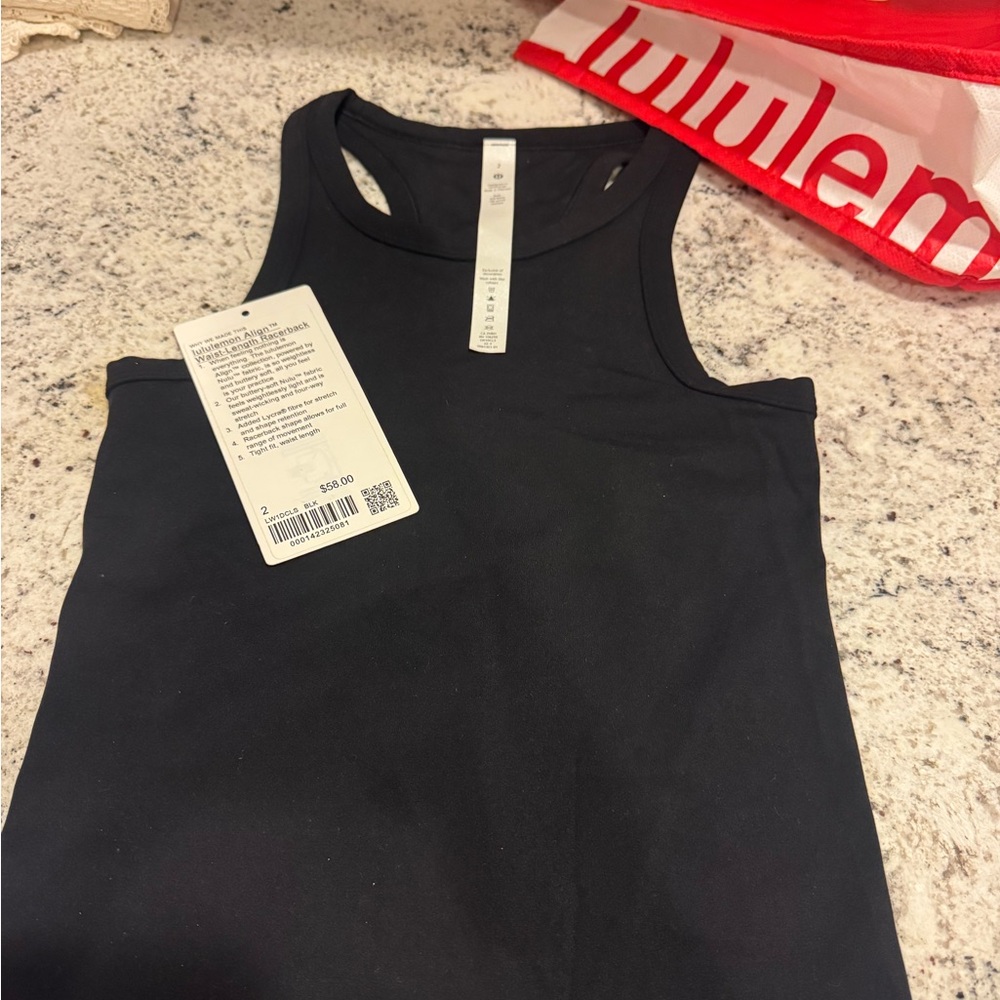 Lululemon Black Align Racerback Tank